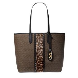 MICHAEL KORS LG EW OPEN TOTE HANDBAG # 30F3GZAT9B COLOR—CAMEL MULTT